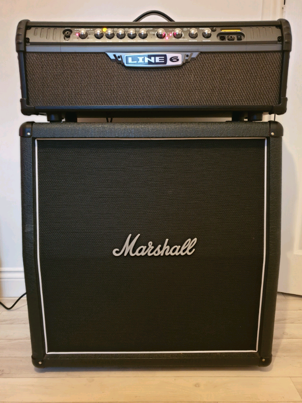 **SOLD** Marshall / Line 6 Half Stack Guitar Amp | in Hartlepool