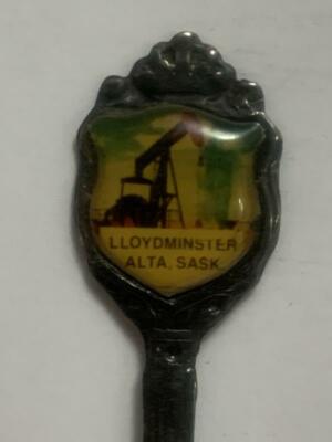 Lloydminster Alberta Saskatchewan Souvenir Spoon