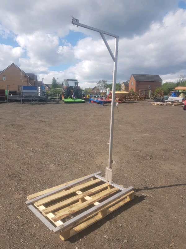 Sheep clipping stand farm livestock tractor in Motherwell, North