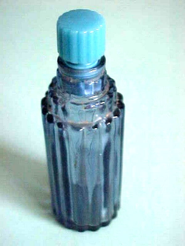 Lalique Vintage Blue Worth Skyscraper Perfume Bottle