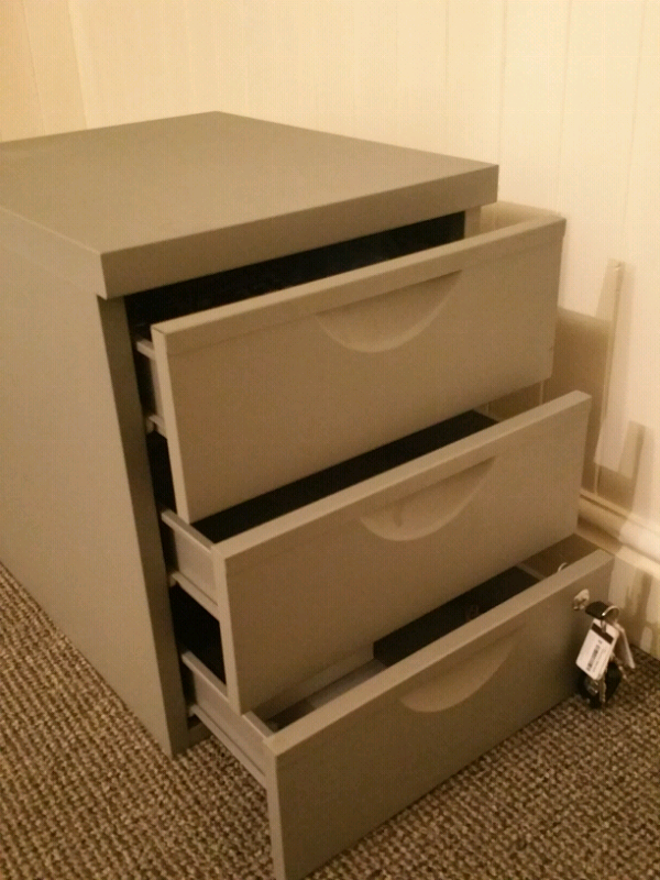 Lockable 3 Drawer Metal Cabinet for SALE | in Stechford ...