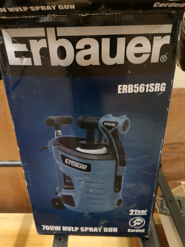 Erbauer hvlp paint sprayer spray gun electric in Stockport