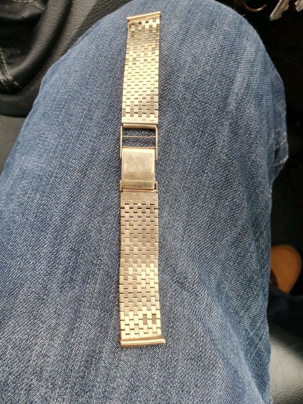 9ct gold watch strap very heavy in Forres, Moray Gumtree