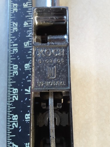 Vintage Koch refrigerator handle latch