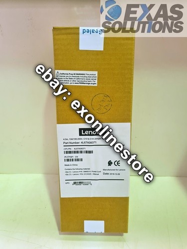 4L67A08371 - 4.3m, 13A/100-250V, C13 to C14 Jumper Cord