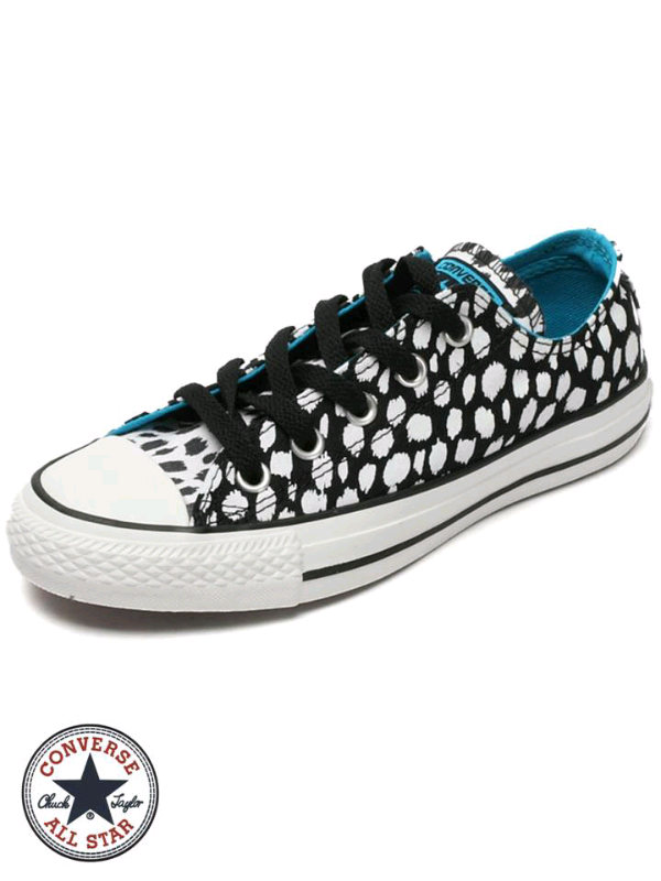 New Converse Women�s All Star Low Animal Print Plimsolls
