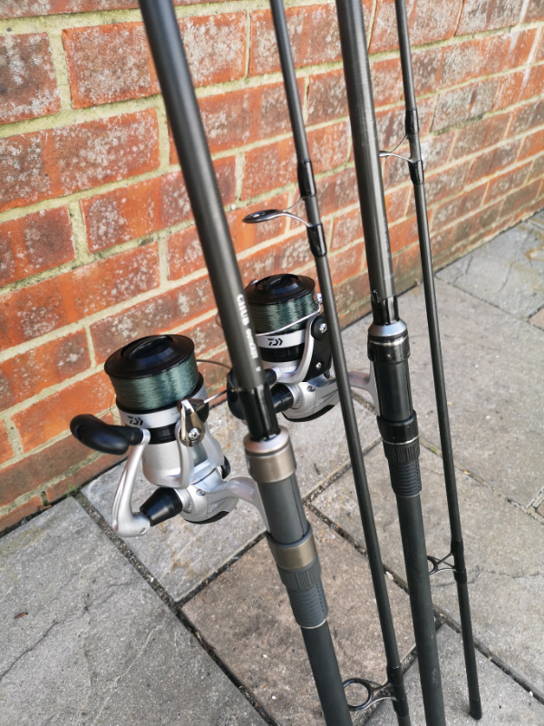 9ft Carp rod set up in Pennington, Hampshire Gumtree