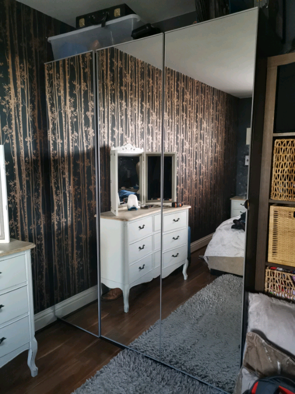 Cream Wardrobes Ikea 2 AVAILABLE!!! Large pine double wardrobe