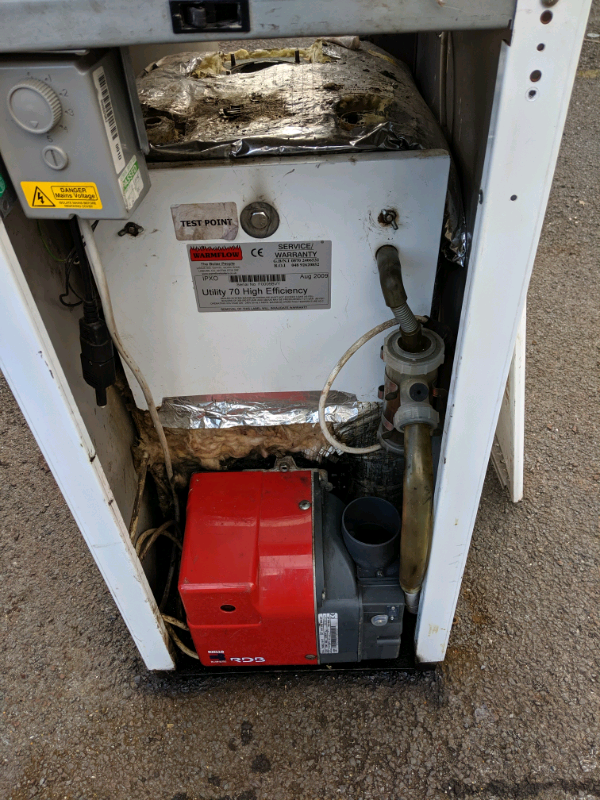 2009 warmflow 70 high efficiency condensing oil fired boiler in