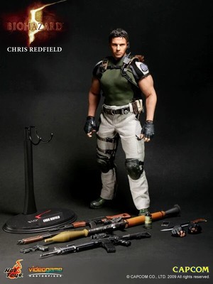 Hot Toys Resident Evil Chris Redfield 1.0 BSAA Ver 1/6 Action Figure In Stock