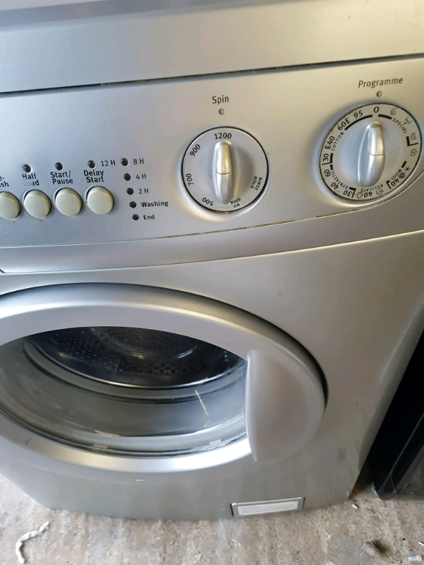 Zanussi silver washing machine as new in Redditch, Worcestershire