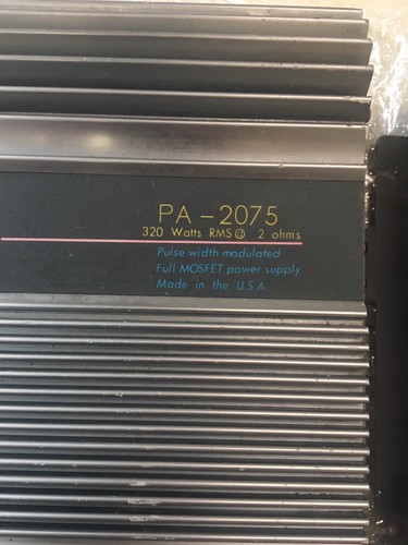 Earthquake of S.F. PA-2300 PA-2075 PA-2050 Set Of 3 Old School Amps. Rare Set