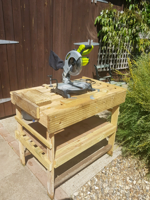 Work bench with built in chop saw in Beccles, Suffolk Gumtree