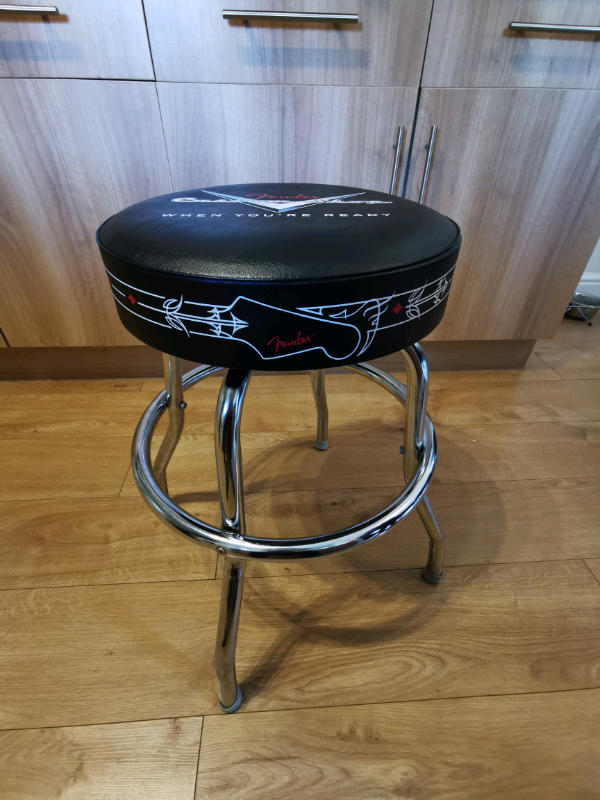 Rare Fender Custom Shop When You're Ready Guitar Stool 24 inch | in Bishops Stortford 