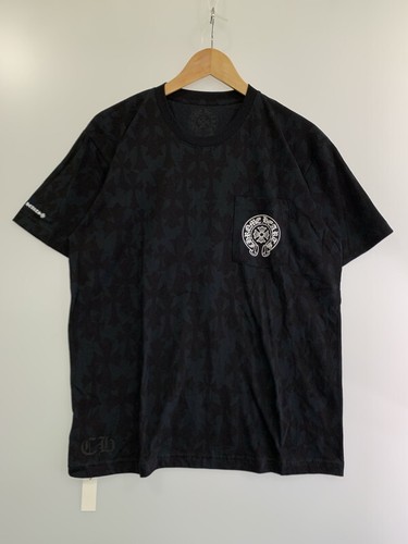 【Chrome Hearts】Cemetery Cross Tire Tracks T-shirt★半袖 Chrome Hearts Cemetery Cross Tire Tracks T-Shirt White