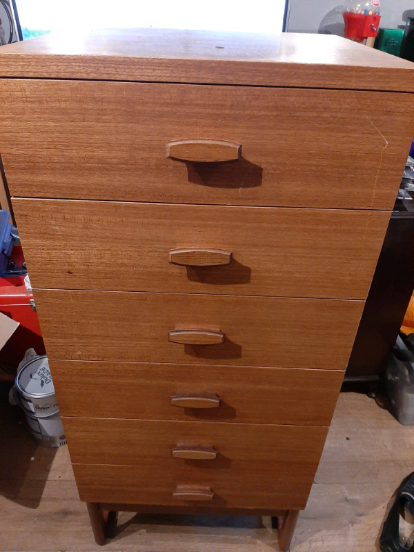 6 Draw Chest Tall Boy Vintage G Plan 1950s 60s In Heathrow