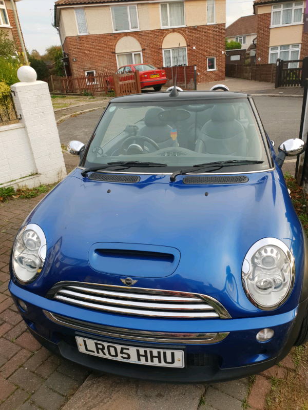 Mini Cooper S (Chilli) Convertible 1.6 Hyper Blue, MOT Jan 2021 in