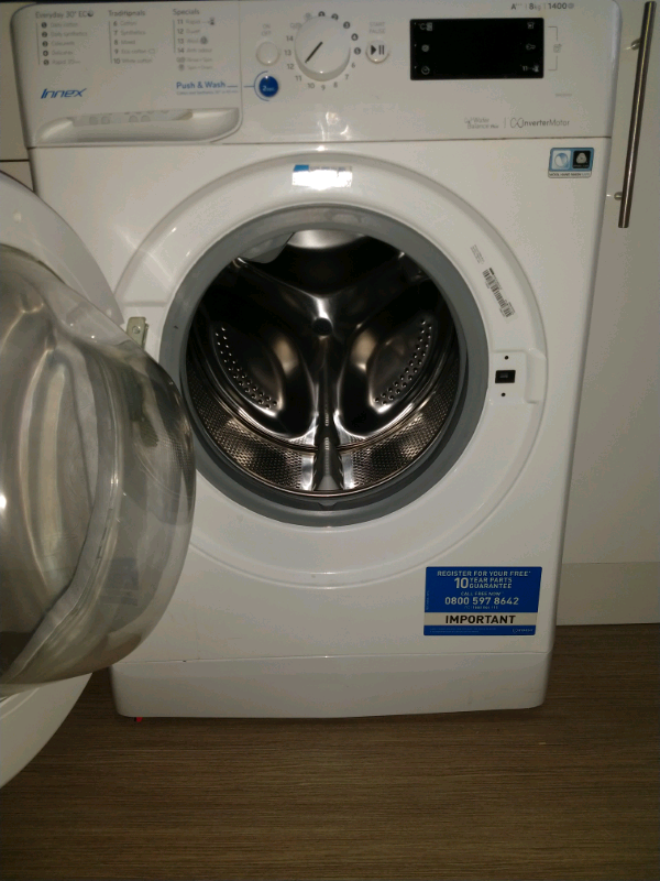 INDESIT Innex BWE 81483X W UK 8 kg 1400 Spin Washing Machine White in Handsworth Wood