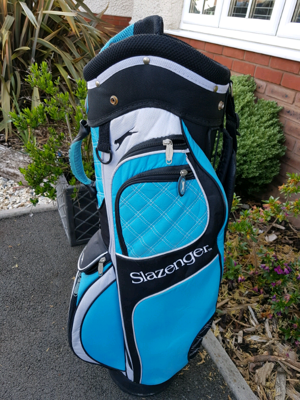 Ladies Golf Slazenger Baby blue trolley/cart bag in Ystrad Mynach