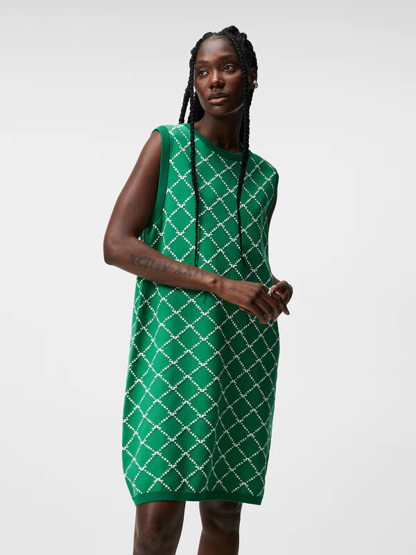 レディースウェア Line-Patterned Ribbed Knit Golf Dress Amazon.com: WOWENY Womens Tennis Dress Polo Buttons Golf