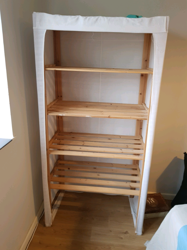Polycotton And Wooden Wardrobe In Islington London Gumtree