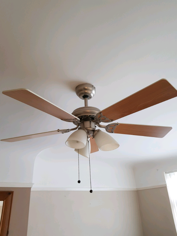 Ceiling fan with lights in Havant, Hampshire Gumtree
