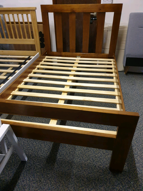 A new stylish good quality wooden 4 ft bed frame. in StokeonTrent