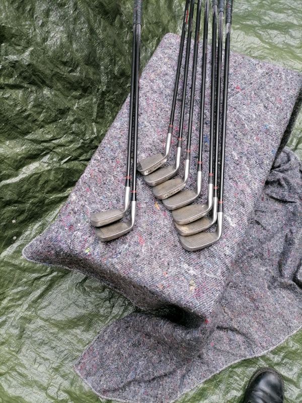 Golf Clubs Irons Wood Driver Vintage Swilken of St Andrews in