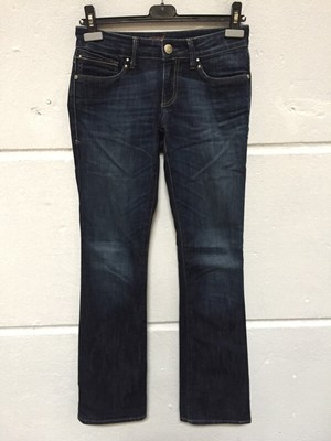 Mavi Ladies Jeans Bella Low-Rise, Slim Boot Cut Dark Blue W26 L34