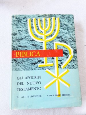 Gli Apocrifi Del Nuovo Testamento Hardcover 1966