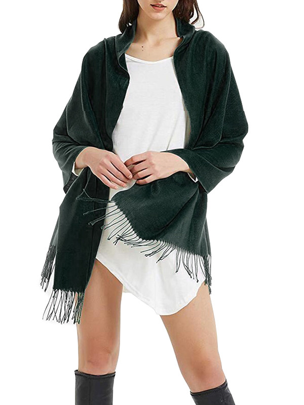 Large Blanket Oversized Thick Scarf 100% Cashmere Stole Shaw Wrap Scotland Wool