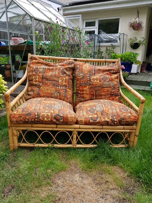 4 piece set cane garden furniture in Plymouth, Devon Gumtree