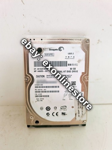 449981-001 - HP 80GB 2.5" 5.4KRPM SATA HDD