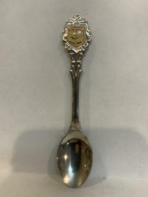 Lloydminster The Only Border City Alta Sask Souvenir Spoon