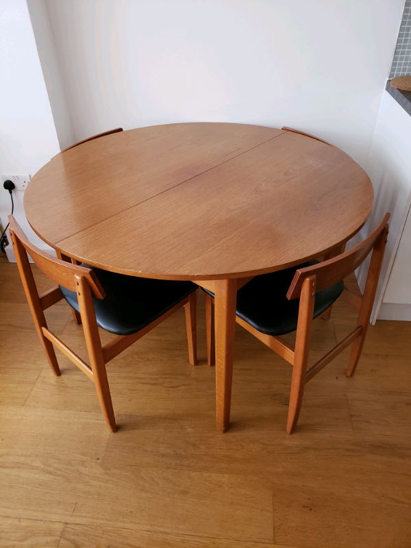 Vintage retro G Plan 70's teak extending dining table and 4 chairs | in Hackney, London | Gumtree