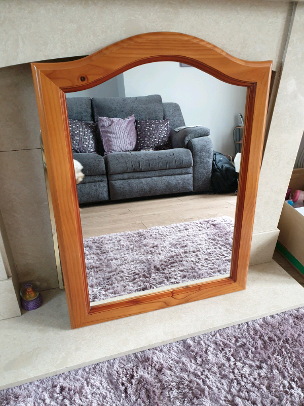 Pine framed wall mirror in Fishponds, Bristol Gumtree