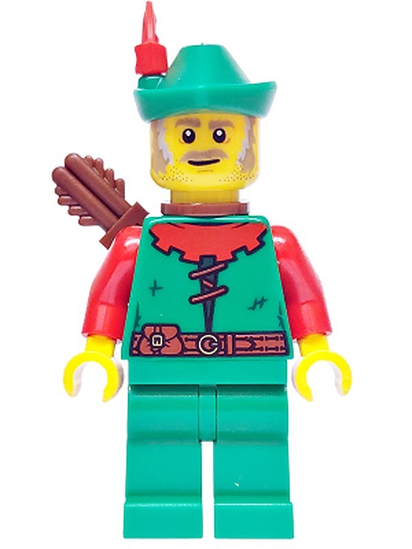 Forest Stronghold Forestman - Red, Green Hat, Red (bdp168)