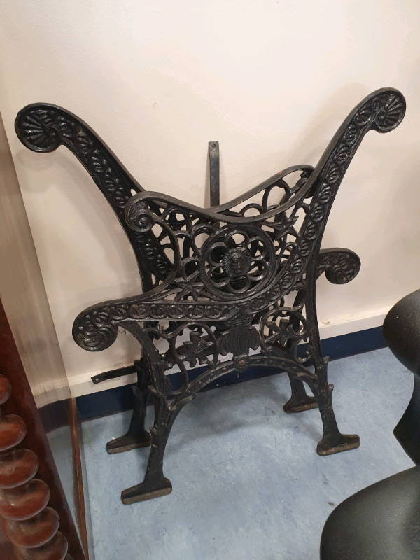 cast iron bench ends for sale in richmond, surrey