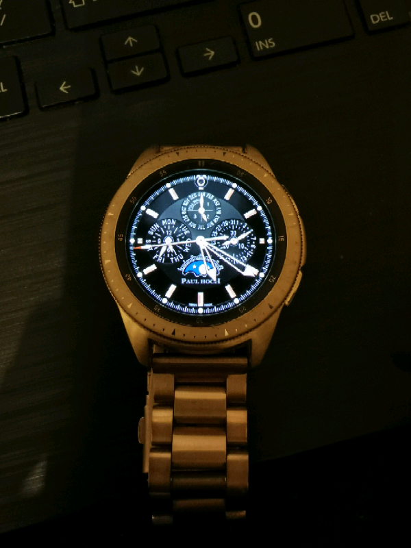 gold samsung galaxy watch