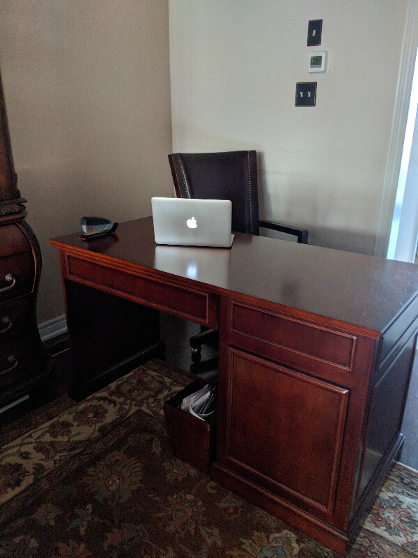 Bombay Stanton Desk Cognac Colour Desks Oakville Halton