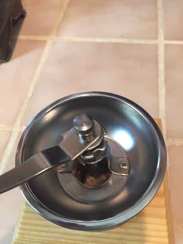 Wood & Metal Coffee Or Spice Grinder