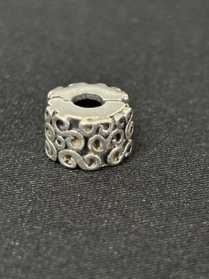 Authentic Pandora Swirl S Clip Sterling Silver Charm 925 ALE