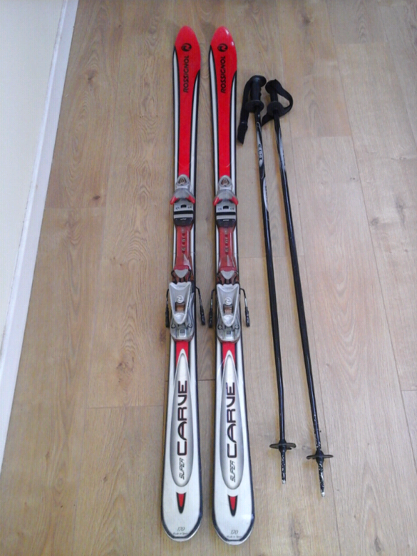 Ski PackageSuperCarve skis & bindings (170cm), Caber boots & poles