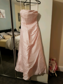 3 pink raylia bridesmaid dresses