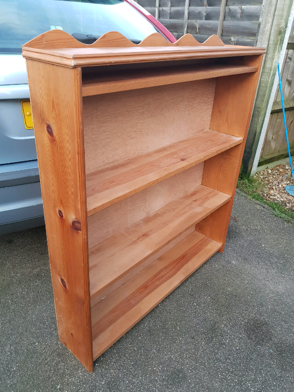Solid pine shelf unit/ book case, freestanding, delivery available in Taverham, Norfolk Gumtree