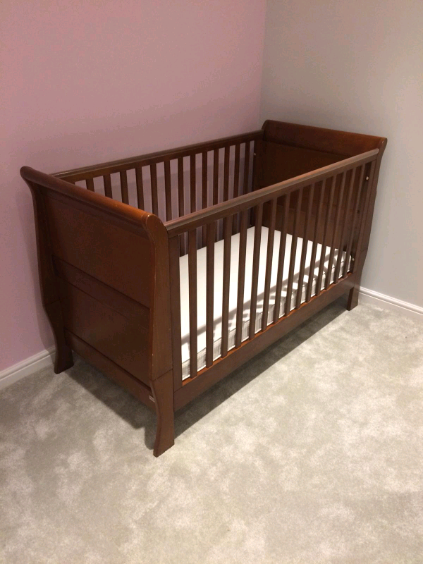 Mamas and Papas Cot Bed with Mothercare Mattress in Altrincham