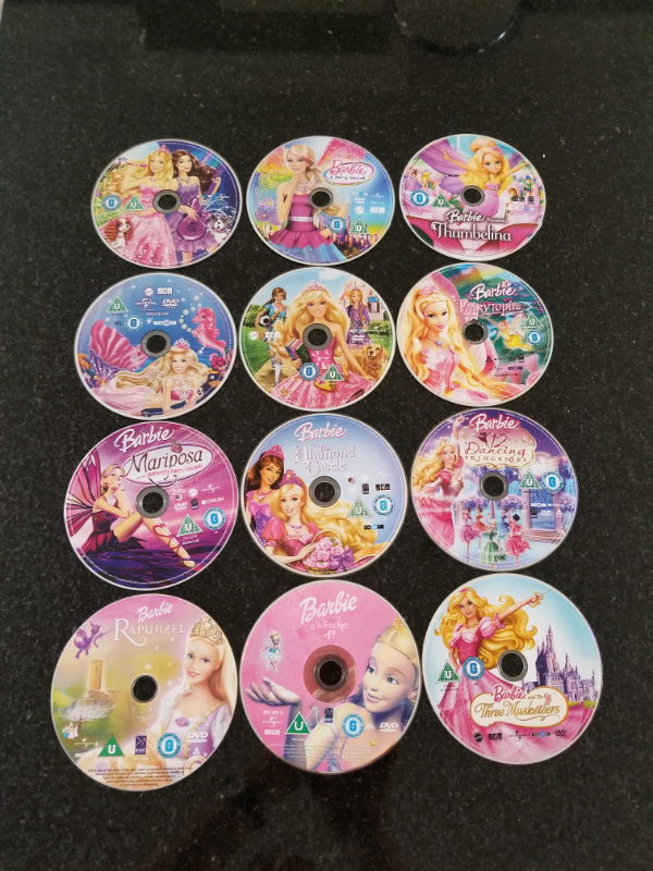 12 Barbie Films Dvd In Heybridge Essex Gumtree