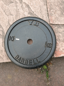 YB CAST IRON 10KG WEIGHT PLATE