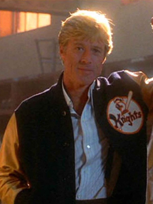 Robert Redford The Natural Roy Hobbs Bomber Jacket New York Robert Redford The Natural Roy Hobbs Bomber Jacket New York