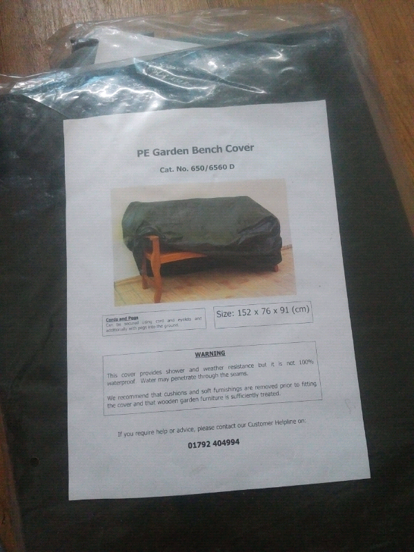 Pe Garden Bench Cover In Northolt London Gumtree
